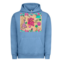 Pigment Pebble Blue sewing crafting each day keeps the crazy away Urban Hoodie - TumblerDesignByShophia