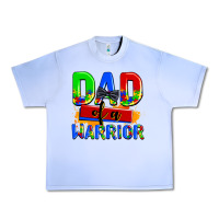 Grape Ice dad of a warrior Urban Heavy Tee - AdoDesignShop
