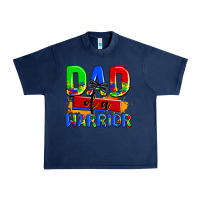 Navy dad of a warrior Urban Heavy Tee - AdoDesignShop