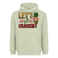 Matcha Let's get crackin Christmas Heavyweight Hoodie - NancyCooperArtShop