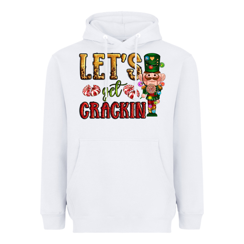 Let's Get Crackin Christmas Heavyweight Hoodie by NancyCooperArtShop | Teevron