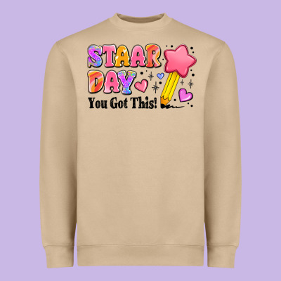 Staar Day You Got This Heavyweight Sweatshirt Designed By Jahusdesignshop
