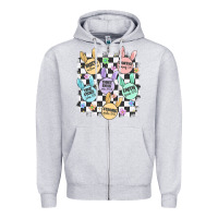 Easter Bunny Candy Zipper Hoodie | Teevron