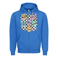 True Royal easter bunny candy Zipper Hoodie - MaliasSmallBusiness