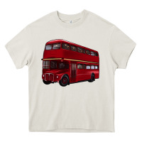 Cream double decker bus Heavy Core Tee - Artiststas