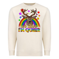 Sandshell LGBTQ+ Oh Deer I'm Queer Premium Sweatshirt - BundleAndBundleShop