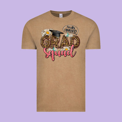 Grad Squad Vintage Tee Designed By Adodesignshop