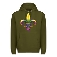 Army Green mardi gras Premium Hoodie - RanaPortraitStore