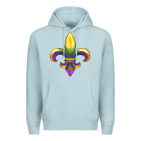 Blue Mist mardi gras Premium Hoodie - RanaPortraitStore