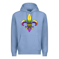 Colony Blue mardi gras Premium Hoodie - RanaPortraitStore