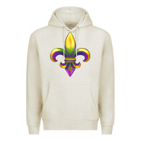 Oatmeal Heather mardi gras Premium Hoodie - RanaPortraitStore