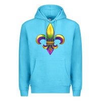 Ocean Blue mardi gras Premium Hoodie - RanaPortraitStore