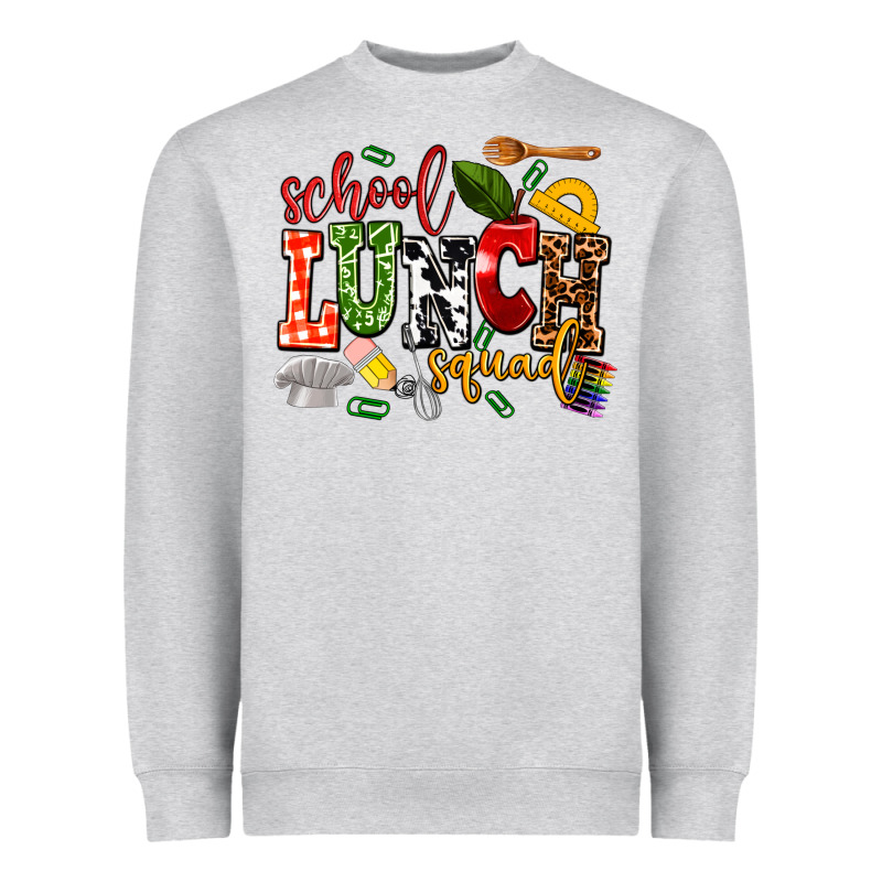 School Lunch Squad Heavyweight Sweatshirt by AdoDesignShop | Teevron