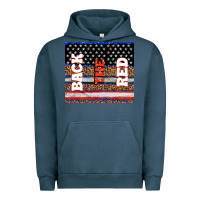 Pigment Midnight Navy America back the red Urban Hoodie - TumblerDesignByShophia