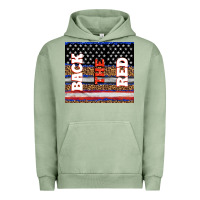 Pigment Oil Green America back the red Urban Hoodie - TumblerDesignByShophia