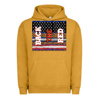 Pigment Peanut Butter America back the red Urban Hoodie - TumblerDesignByShophia