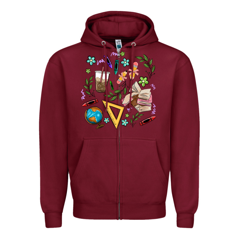 Teacher Tools Zipper Hoodie by MaliasSmallBusiness | Teevron