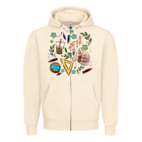 Sandshell teacher tools Zipper Hoodie - MaliasSmallBusiness
