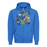 True Royal teacher tools Zipper Hoodie - MaliasSmallBusiness