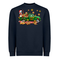 Santa Fuel   Cookies Truck Heavyweight Sweatshirt | Teevron