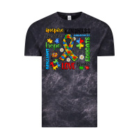 Cloud Black autism awareness Vintage Tee - JahusDesignShop