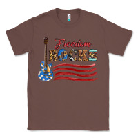 Chestnut freedom rocks with guitar Classic Tee - Artiststas