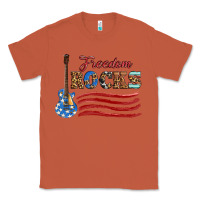 Copper freedom rocks with guitar Classic Tee - Artiststas