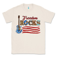 Natural freedom rocks with guitar Classic Tee - Artiststas