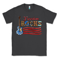 Smoke freedom rocks with guitar Classic Tee - Artiststas