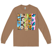 Toasted Coconut easter bunny butterfly daisy and sunflower with cowhide and  leopard b Long Sleeve Tee - Artiststas