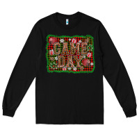 Black game day christmas Long Sleeve Tee - AdoDesignShop