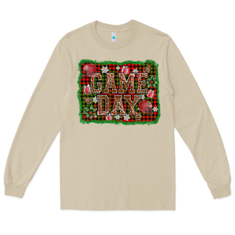 Game Day Christmas Long Sleeve Tee by AdoDesignShop | Teevron