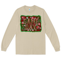 Mushroom game day christmas Long Sleeve Tee - AdoDesignShop