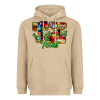 Mushroom Christmas Texas Heavyweight Hoodie - MaliasSmallBusiness