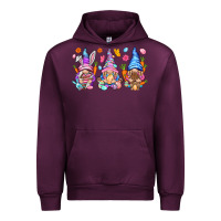 Mauve Wine Easter gnomies Easter Day Urban Hoodie - HowdyJamesFarm