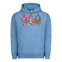 Pigment Pebble Blue Easter gnomies Easter Day Urban Hoodie - HowdyJamesFarm