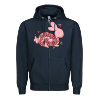 Navy happy easter Zipper Hoodie - MaliasSmallBusiness