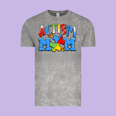 Autism Mom Vintage Tee Designed By Jahusdesignshop