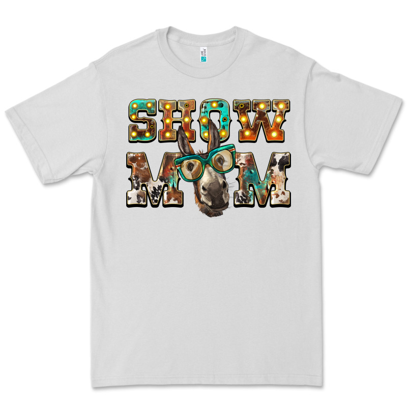 Show Mom Donkey Premium Tee by BarkalooDesign | Teevron