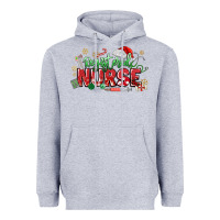 Heather Grey Registered Nurse Christmas Heavyweight Hoodie - MaliasSmallBusiness
