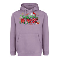 Lavender Registered Nurse Christmas Heavyweight Hoodie - MaliasSmallBusiness