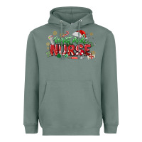 Sage Registered Nurse Christmas Heavyweight Hoodie - MaliasSmallBusiness