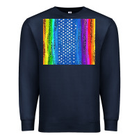 Navy LGBTQ+ Pride American Flag Tumbler Premium Sweatshirt - BundleAndBundleShop