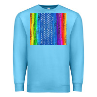 Ocean Blue LGBTQ+ Pride American Flag Tumbler Premium Sweatshirt - BundleAndBundleShop