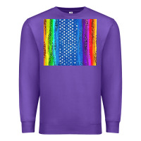 Purple LGBTQ+ Pride American Flag Tumbler Premium Sweatshirt - BundleAndBundleShop