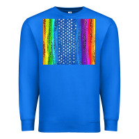 True Royal LGBTQ+ Pride American Flag Tumbler Premium Sweatshirt - BundleAndBundleShop