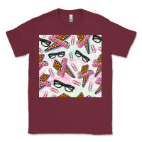 Burgundy teacher thunderbolt and glasses Classic Tee - BundleAndBundleShop