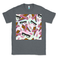 Charcoal Heather teacher thunderbolt and glasses Classic Tee - BundleAndBundleShop