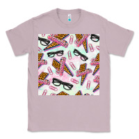 Lilac teacher thunderbolt and glasses Classic Tee - BundleAndBundleShop