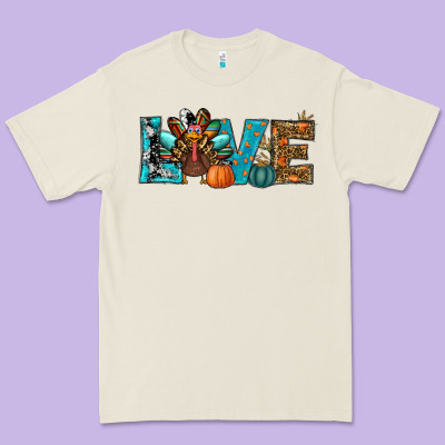 Premium Tee Love Thanksgivings Turkey